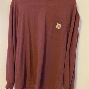 Carhartt red long sleeve